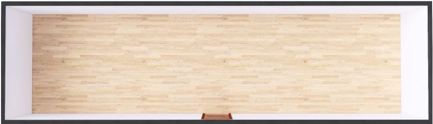 Domek Mobilny TYTAN 4.5 m x 15.5m - Wariant S - Perspektywa